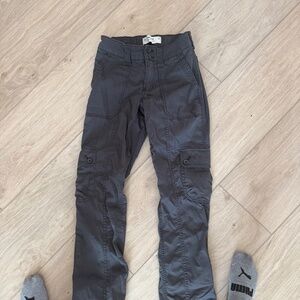 Hollister 24 long grey cargos